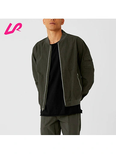Elevate your outerwear game with our bomber jacket.